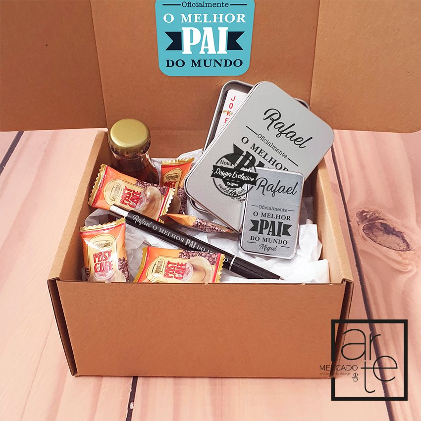 Kit "Oficialmente o Melhor Pai do Mundo"