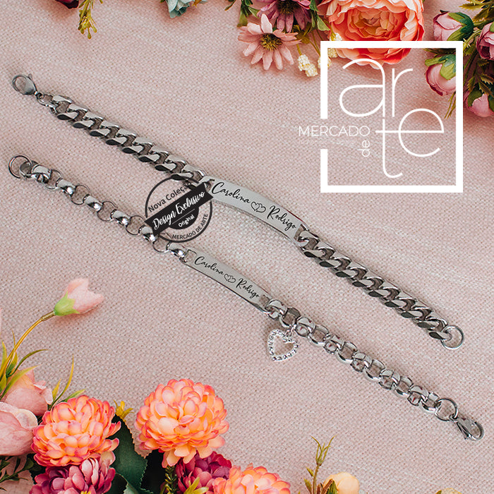 Conjunto de pulseiras Namorados
