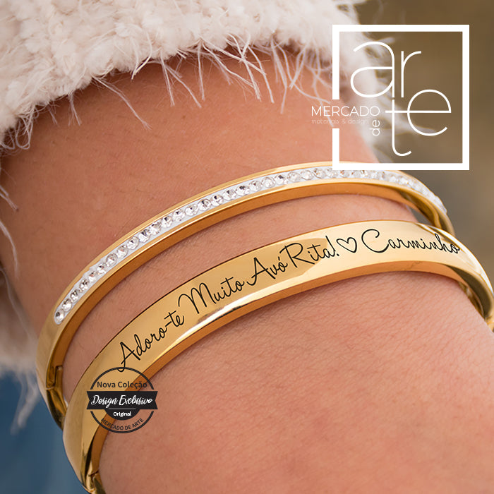 Pulseira escrava "Adoro-te muito Avó"