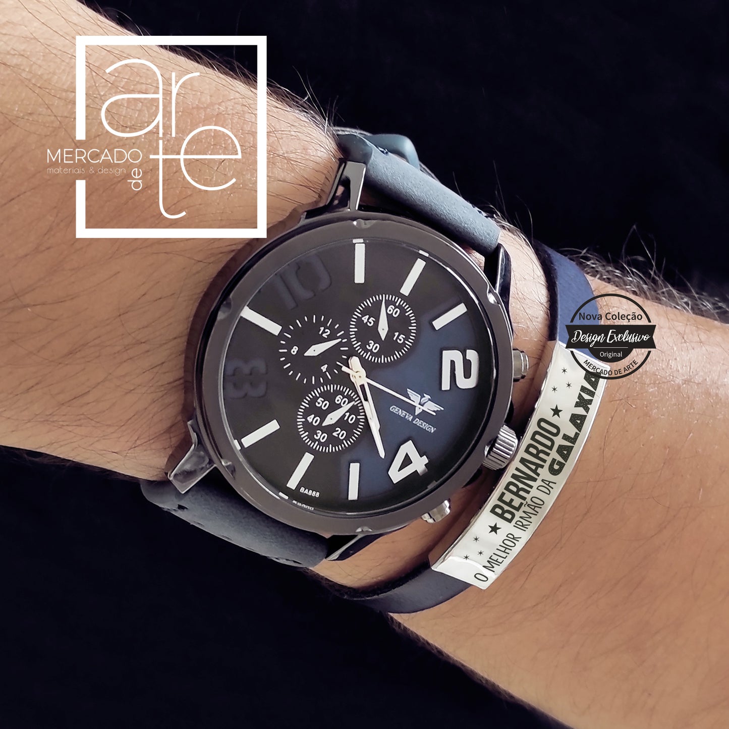 Relógio e ou pulseira " O melhor Irmão da Galáxia "