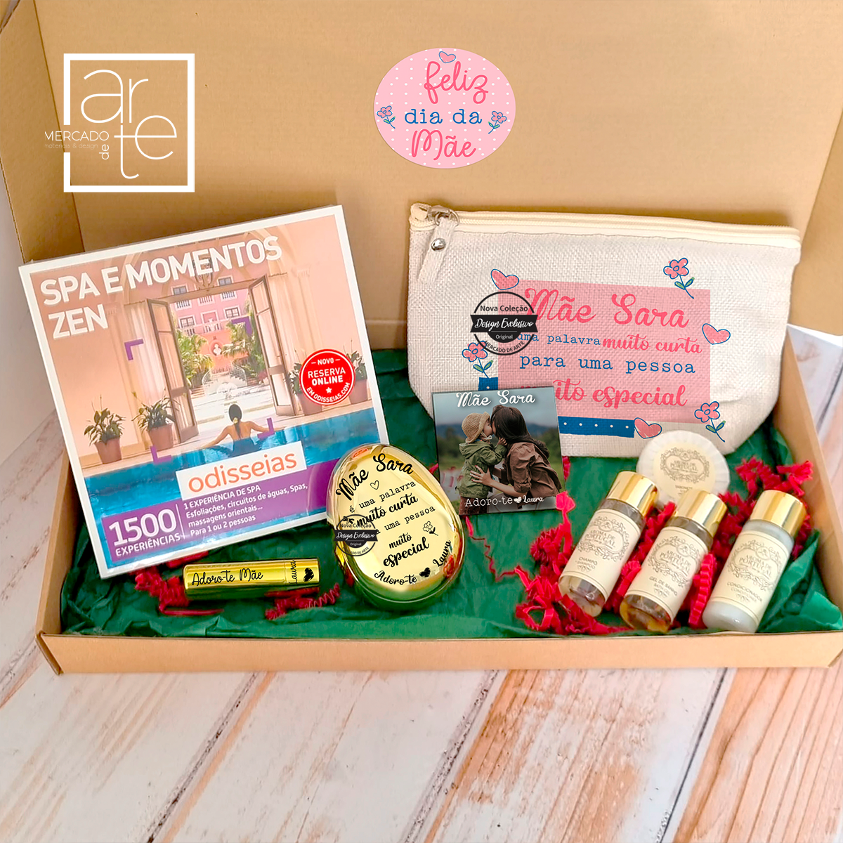 Kit Odisseias SPA e momentos ZEN "Mãe"