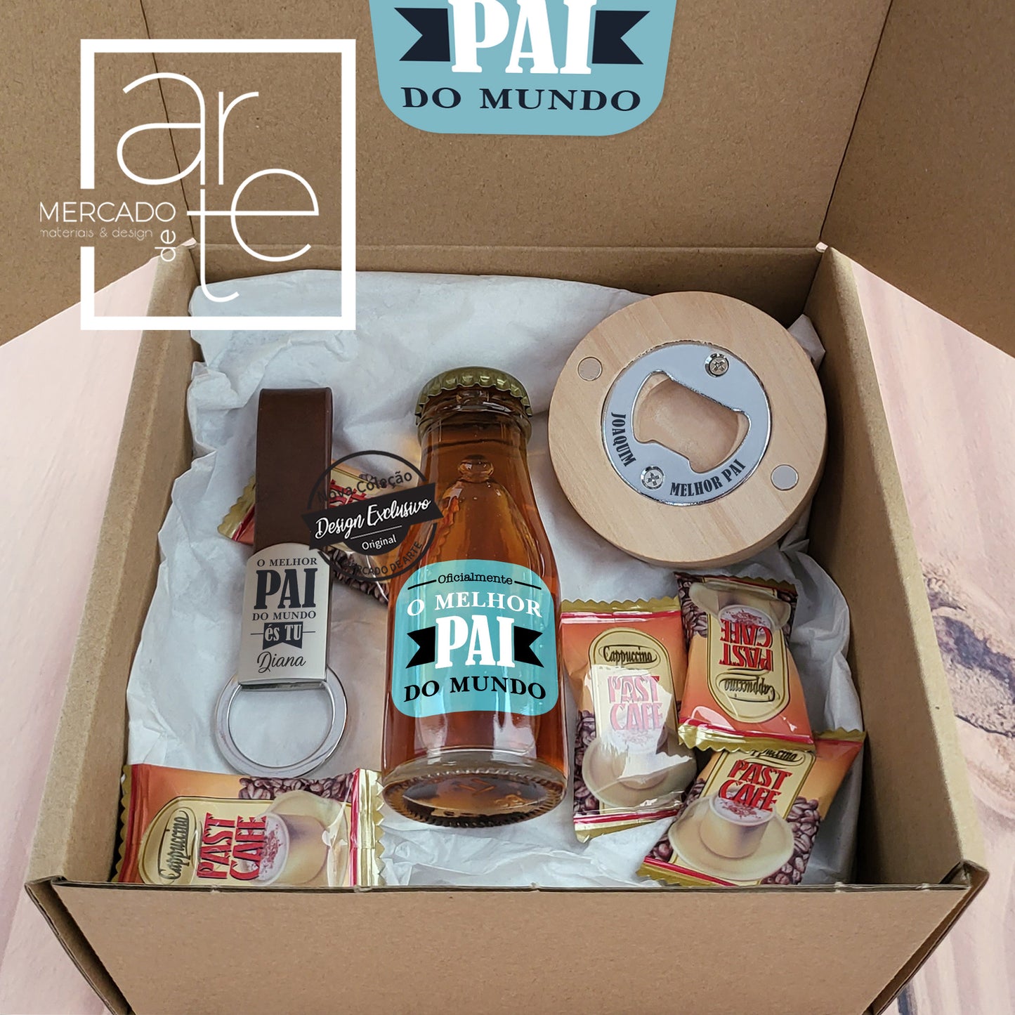 Kit "Oficialmente o melhor Pai do Mundo "