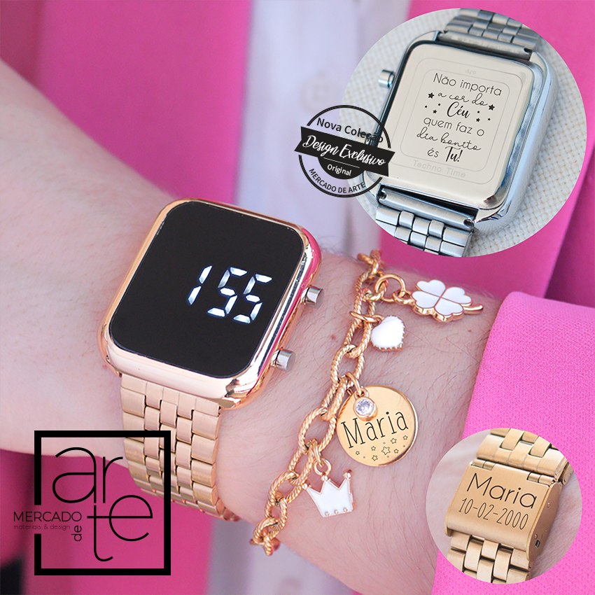 Relógio e/ou pulseira "Não importa a cor do céu..."