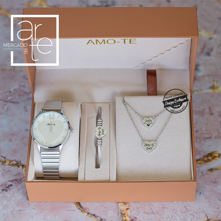 Conjunto "Amo-te...juntos para sempre"