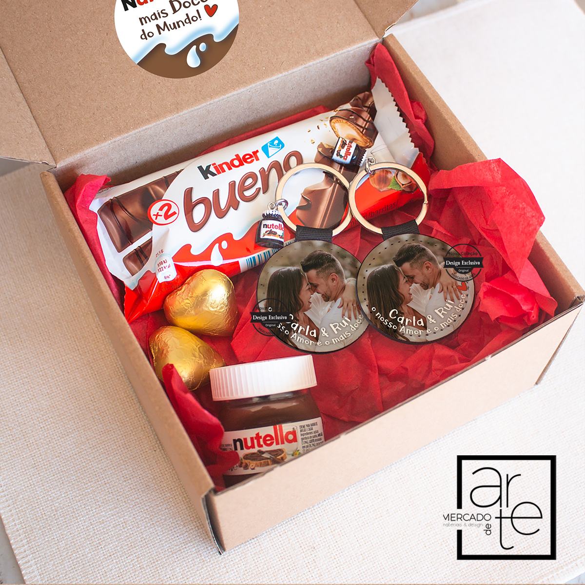 Kit Kinder "O nosso amor é o mais doce"