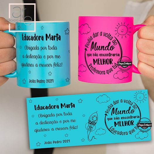Caneca "melhor educadora"