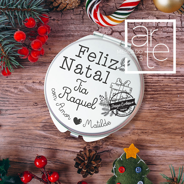 Espelho " Feliz Natal "