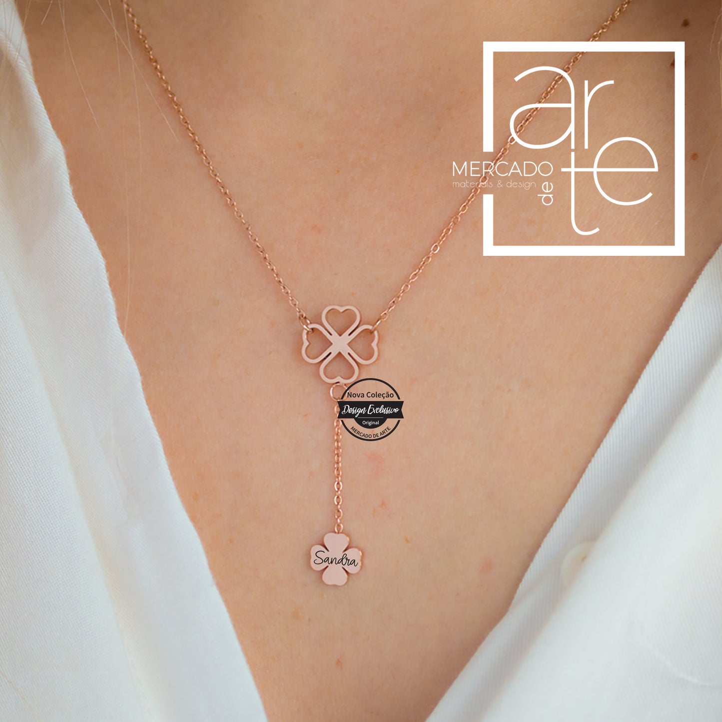 Fio " Trevos da Sorte "