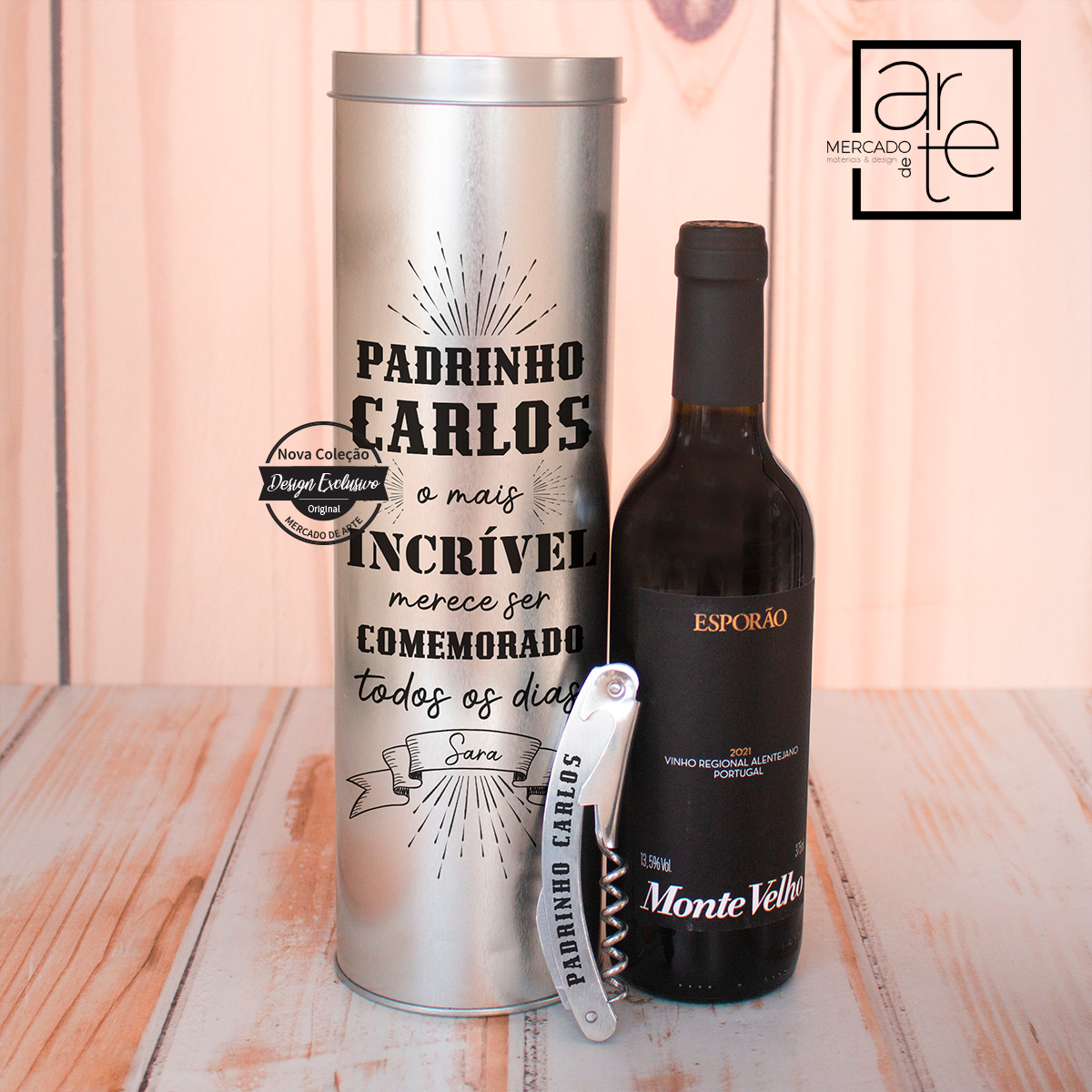 Conjunto "Padrinho Carlos, o mais incrível"