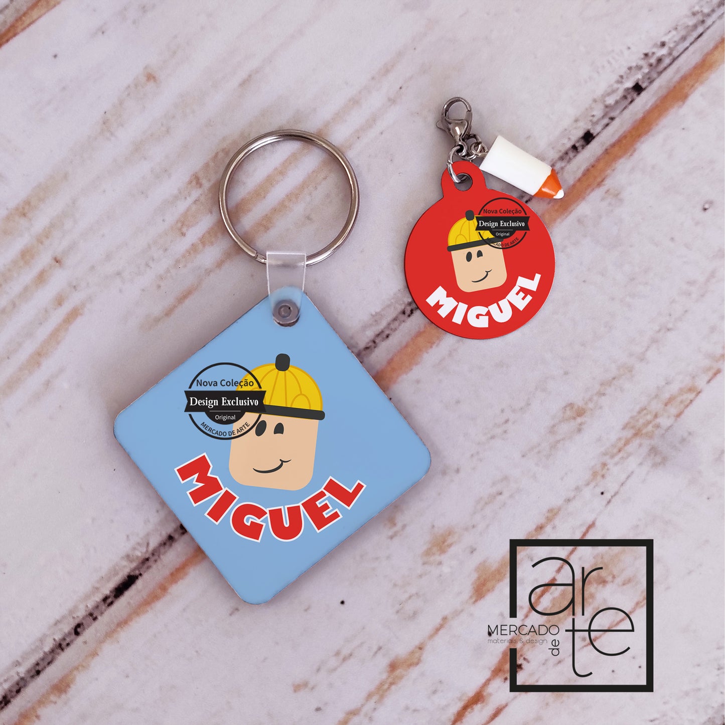 identificador de estojo ou mochila personalizado