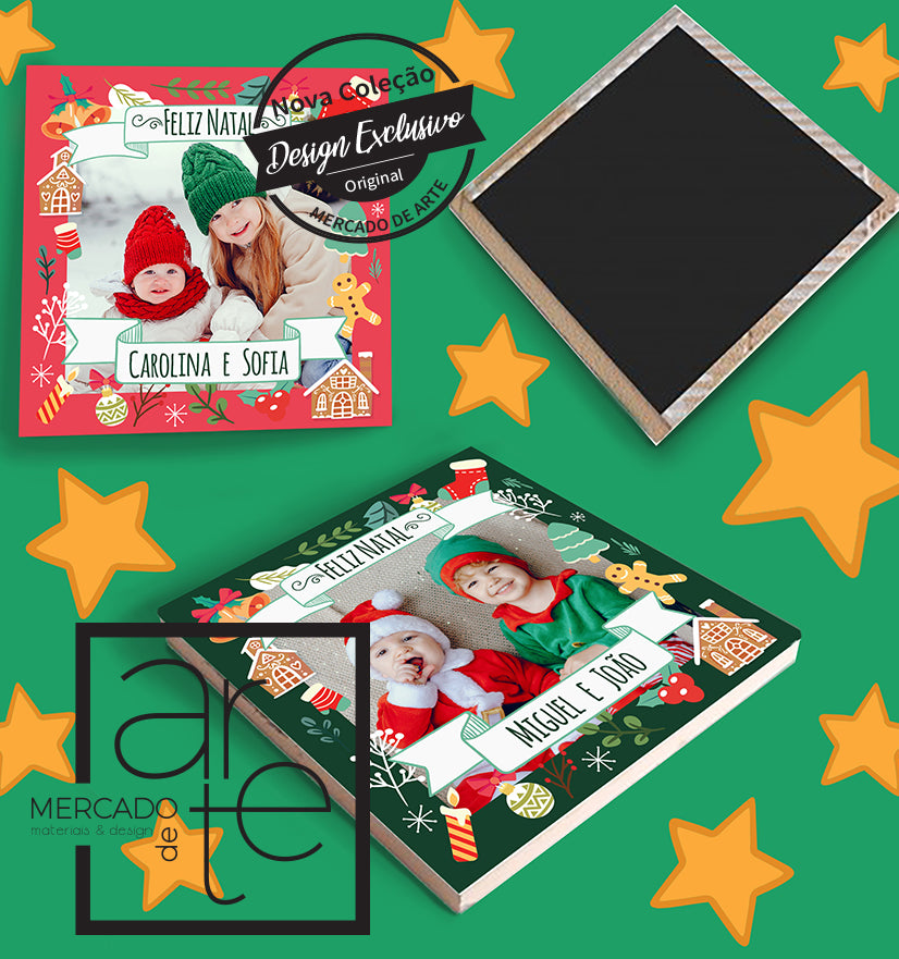 Iman Azulejo Feliz Natal