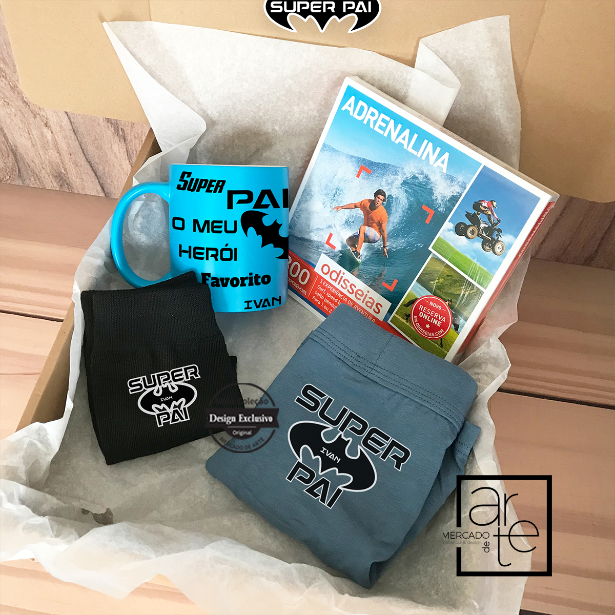 kit Odisseias Adrenalina "Super Pai"