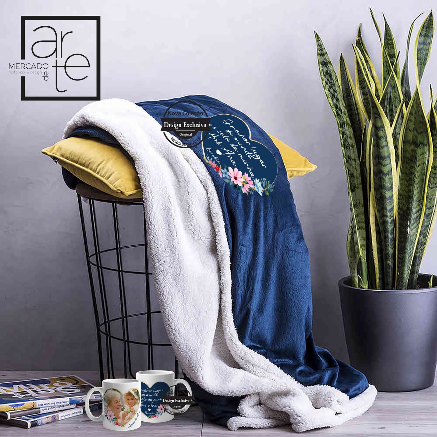 Caneca e/ ou Manta "Avó"