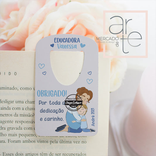 Marcador de livro " Obrigado"