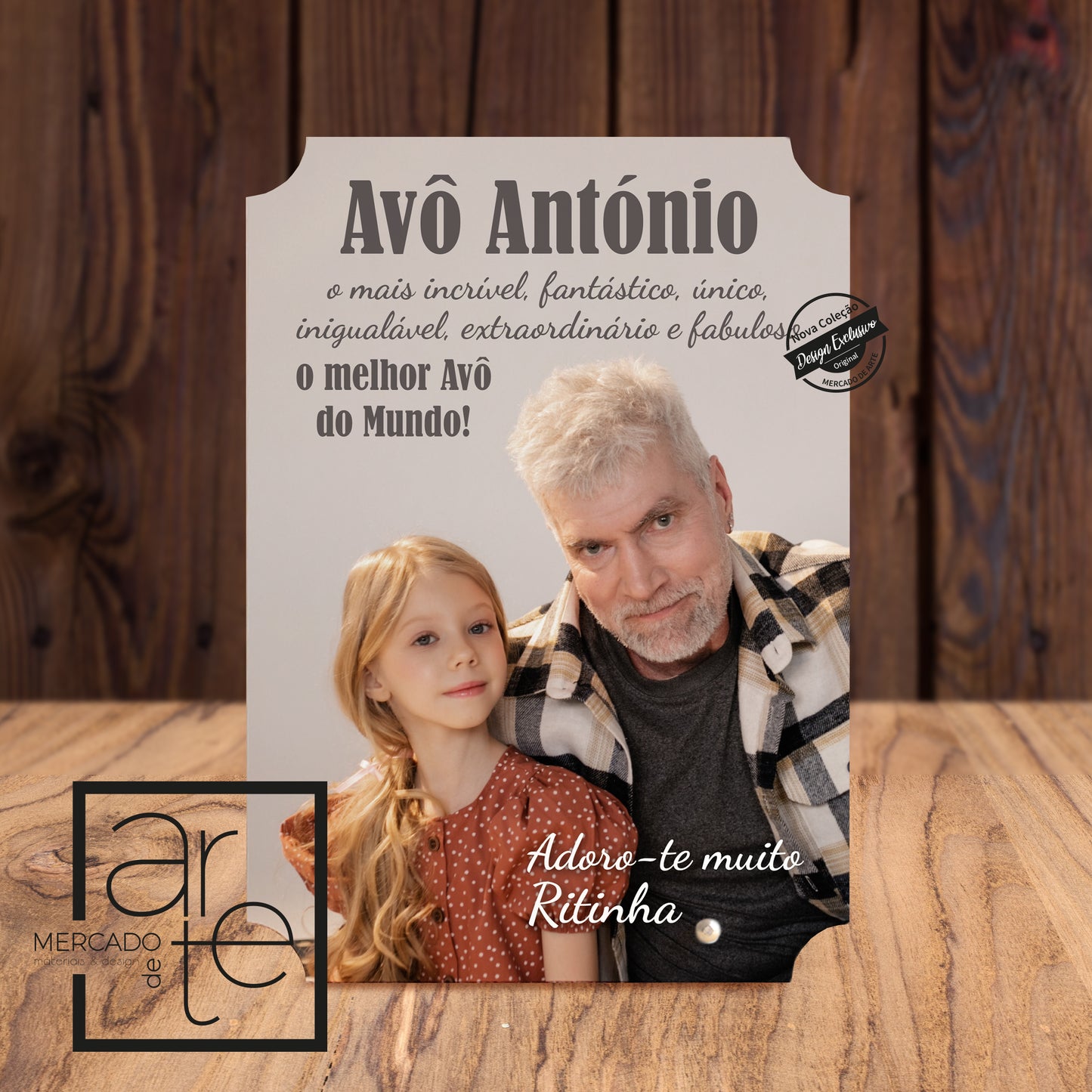 Moldura " Melhor Avô do mundo "