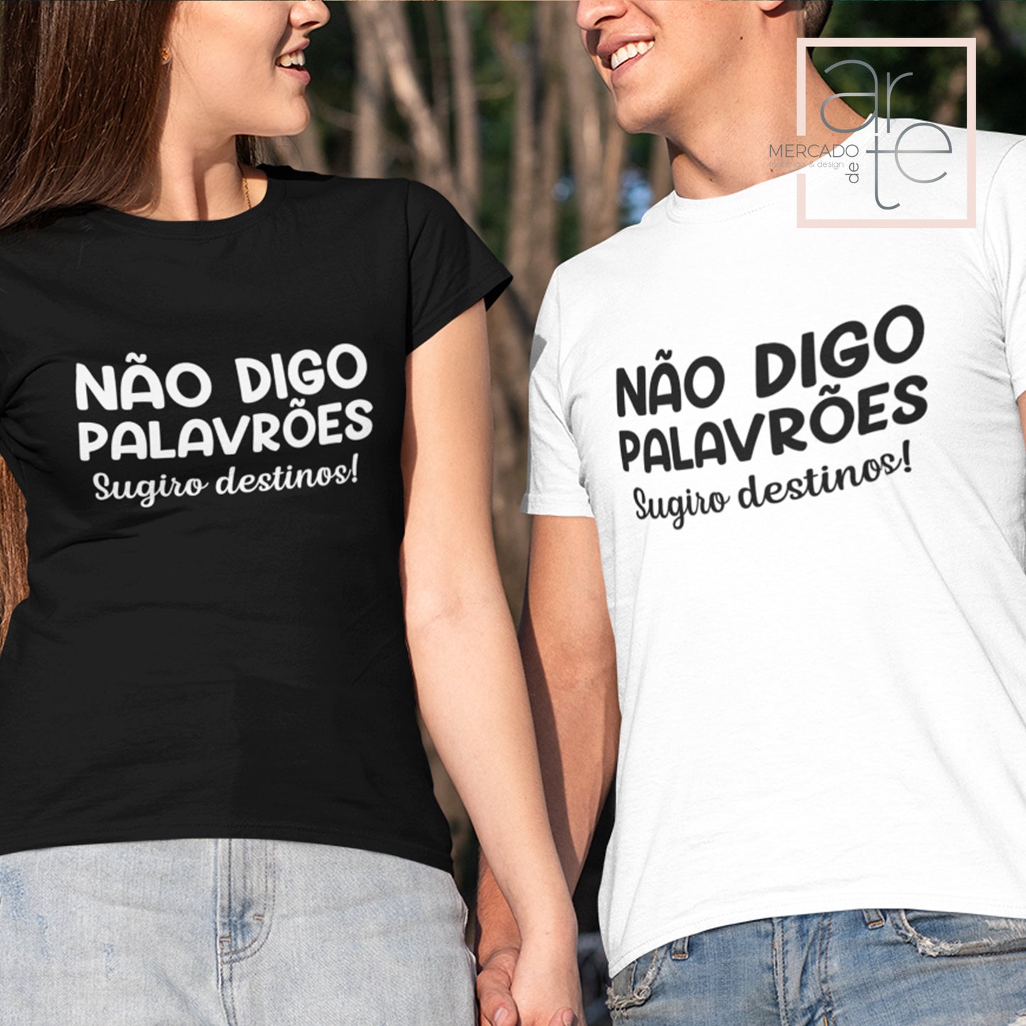 T-shirt ou Sweat " Não digo palavrões, sugiro destinos! "