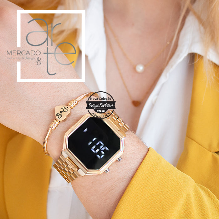 Relógio retro e/ ou escrava