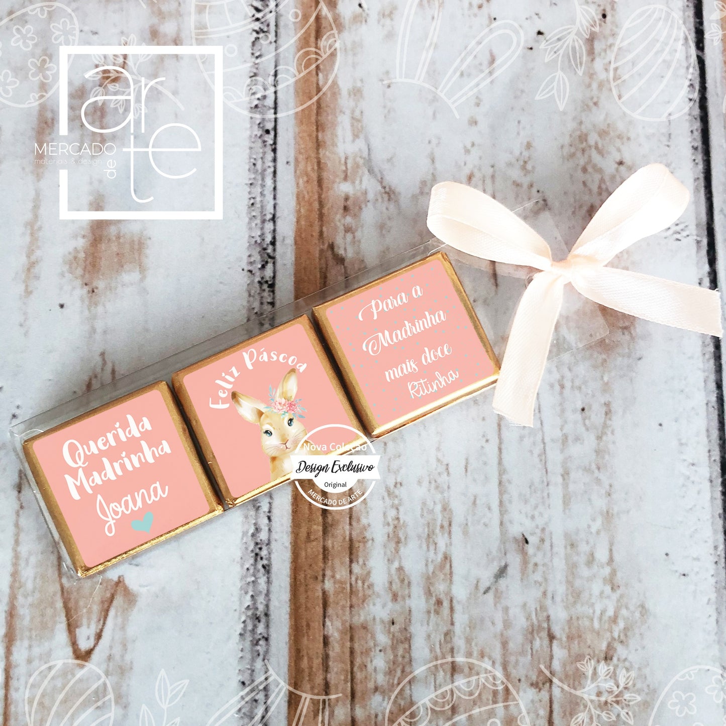 Conjunto de chocolates "Páscoa"