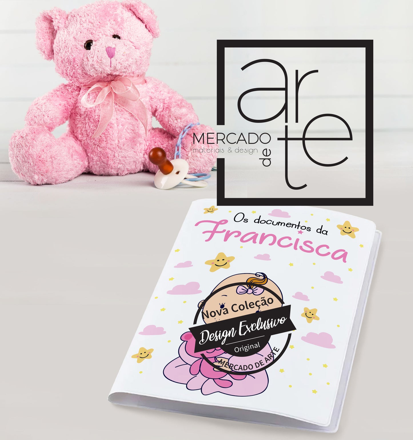 Porta documentos " Os documentos da Francisca"