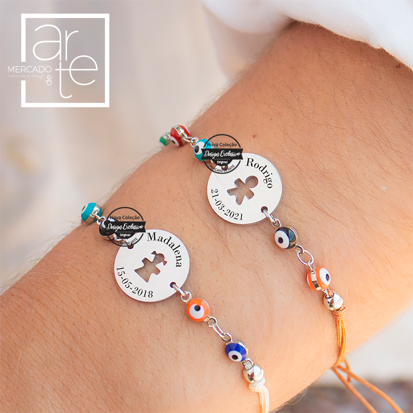 Pulseira olho turco meninos