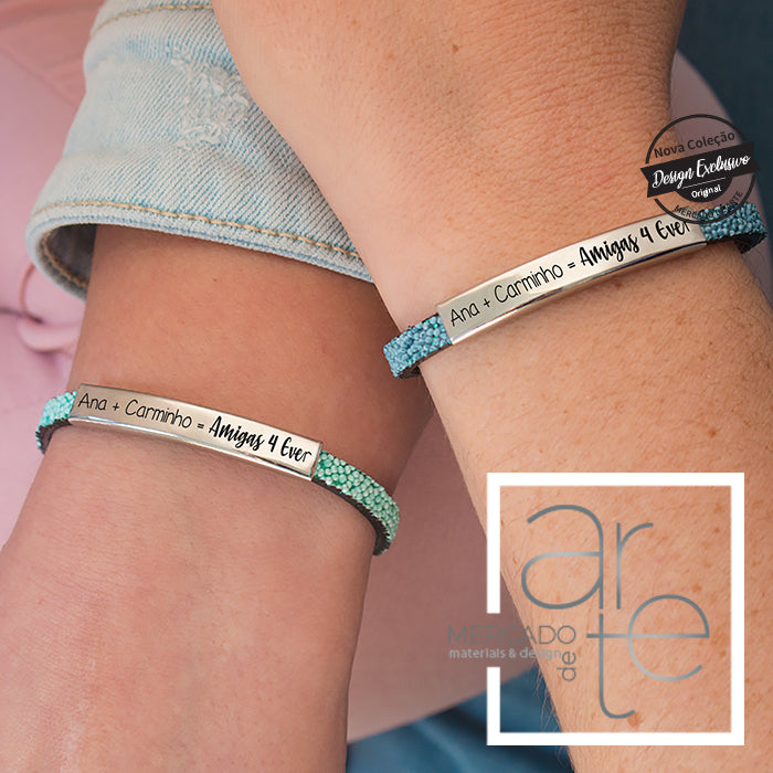 Pulseira " Amigas 4ever "