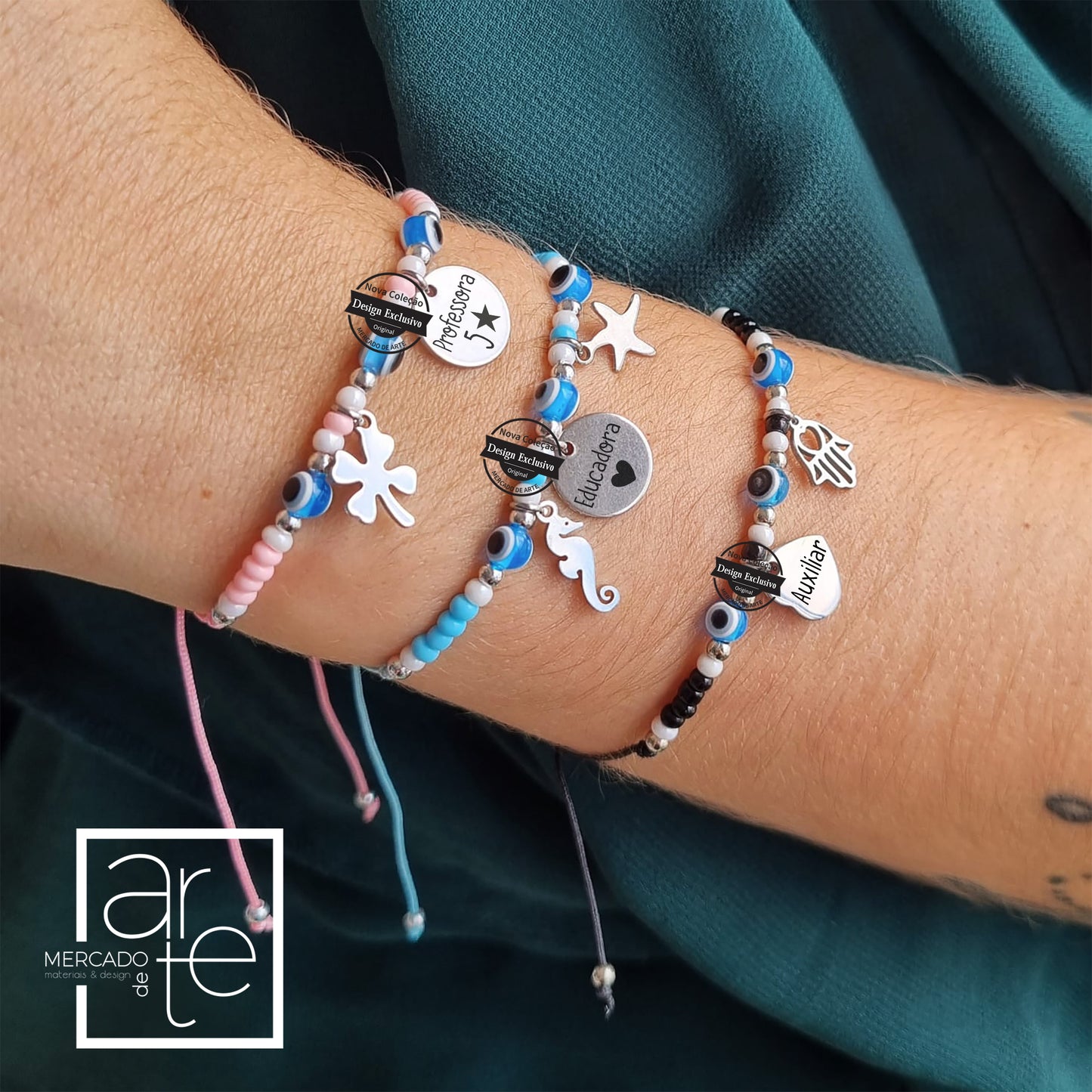 Pulseiras olho turco "Escolas"