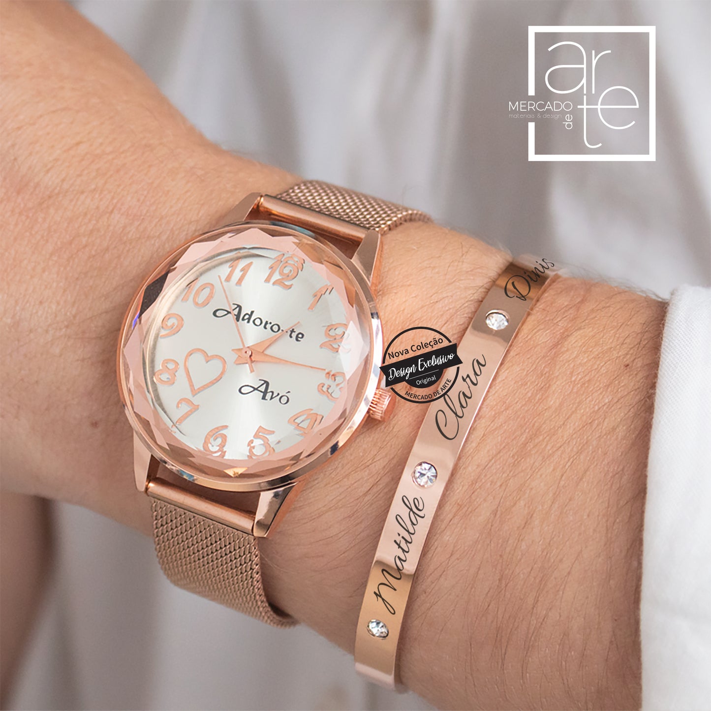 Relógio e / ou pulseira " Adoro-te Avó"