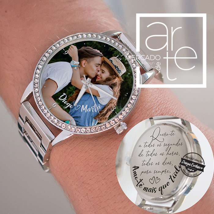 Relógio " Amo-te mais que tudo "