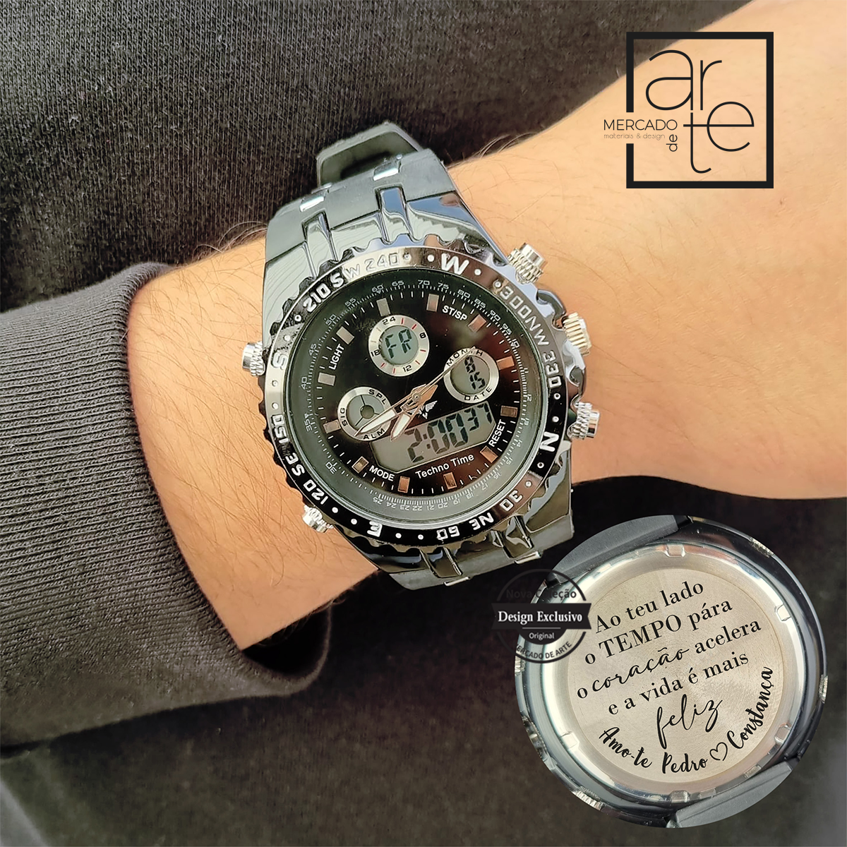 Relógio " Ao teu lado o tempo pára..."