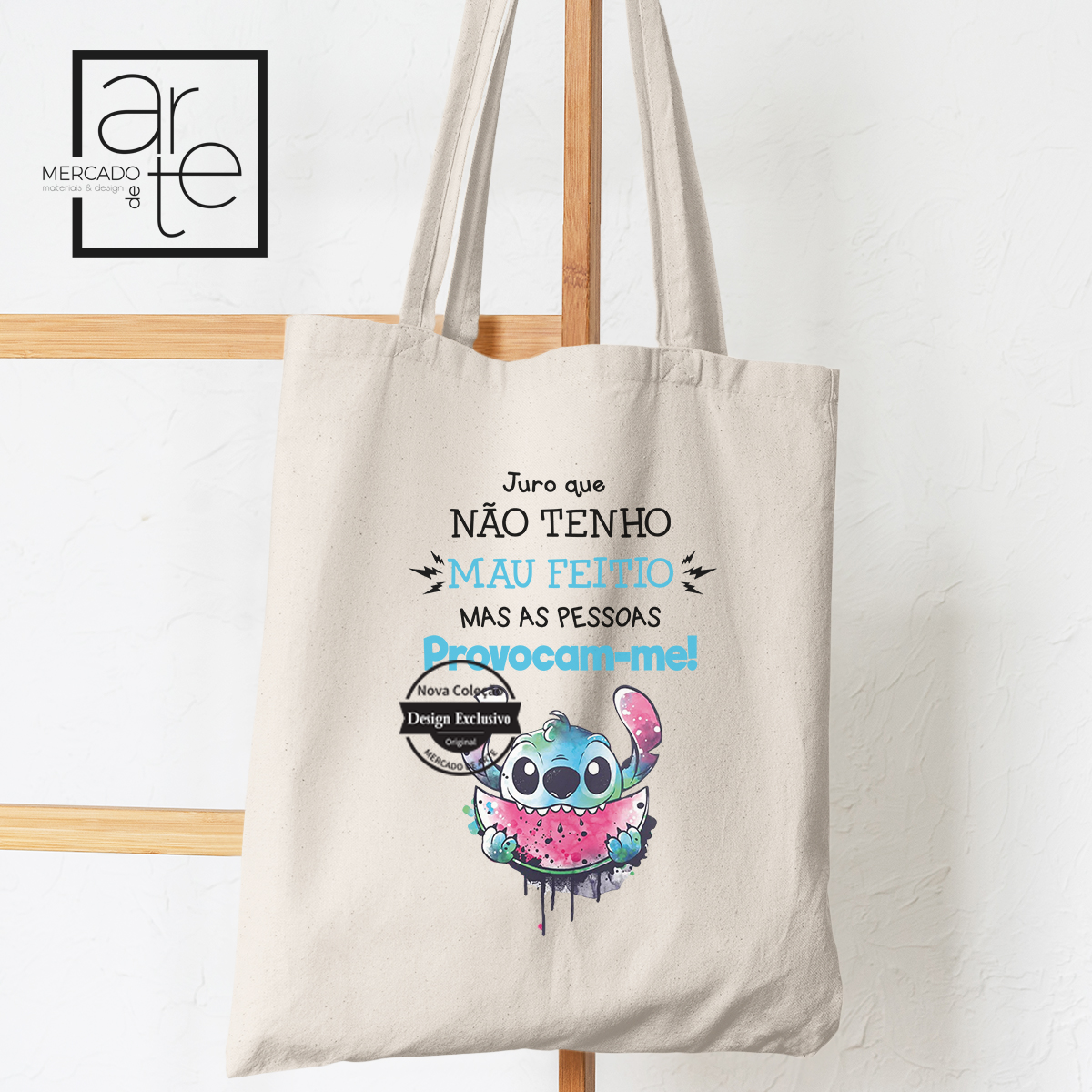 Saco "Eu não tenho mau feitio"