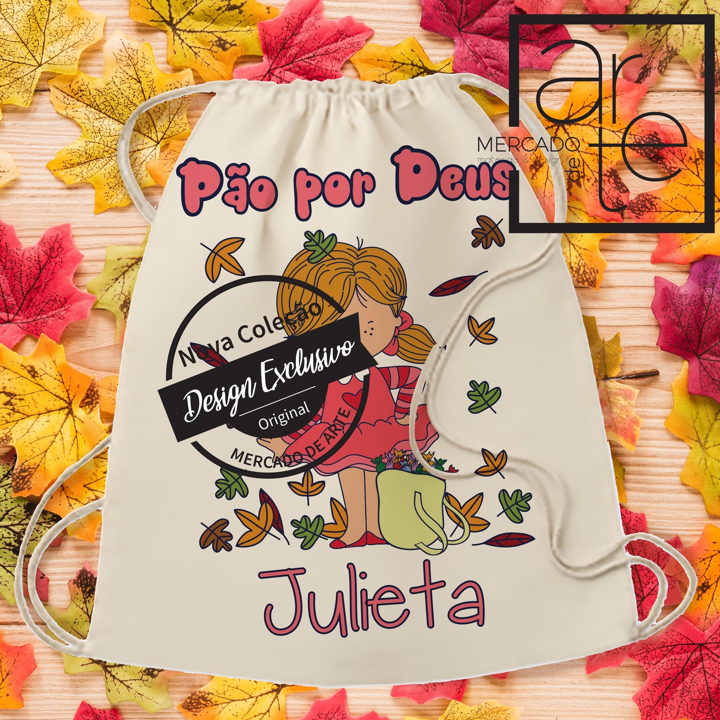 Sacos "Pão por deus" em algodão