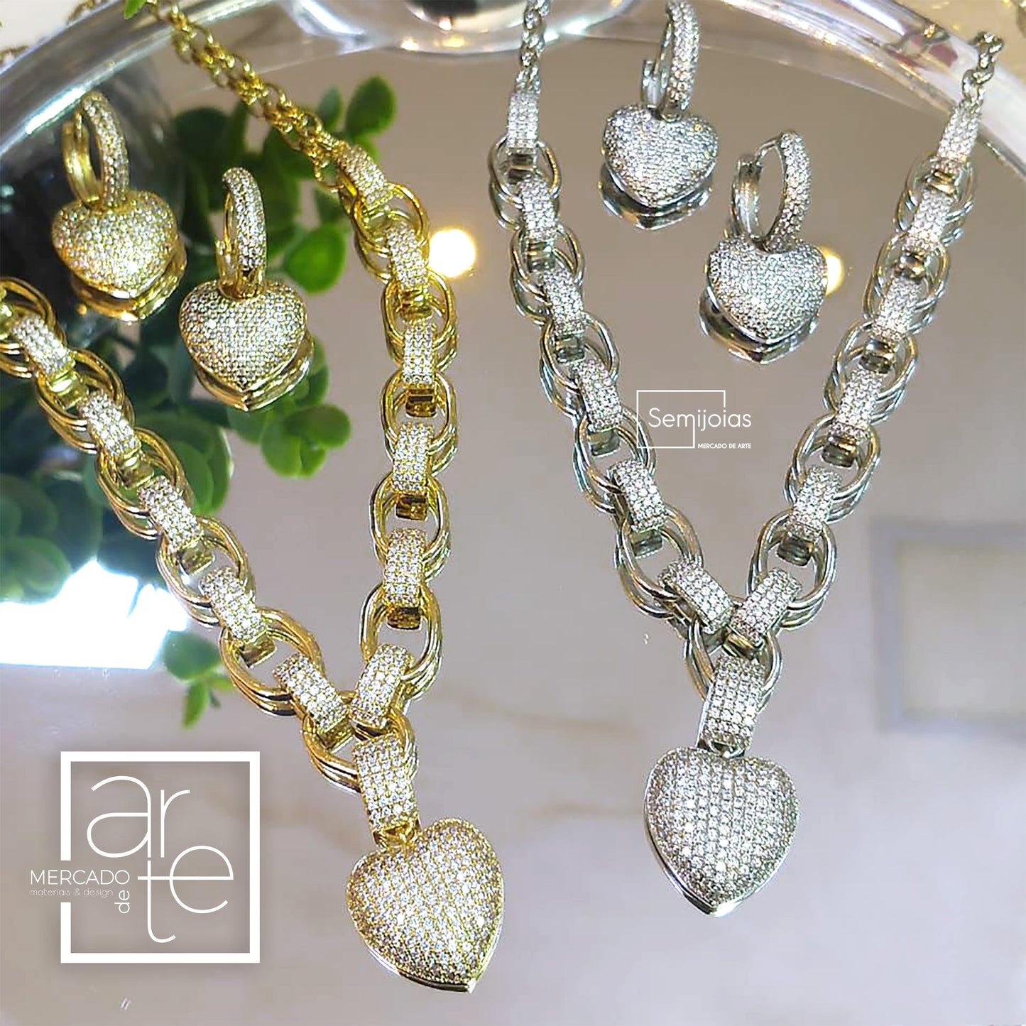 Conjunto Semijoia " Special moments "