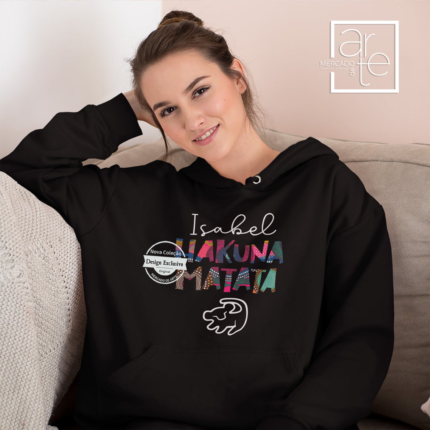 Sweat com capuz e/ou caneca "Hakuna Matata"