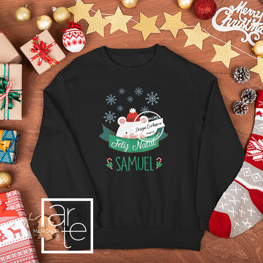 Sweats de Natal "Feliz Natal"