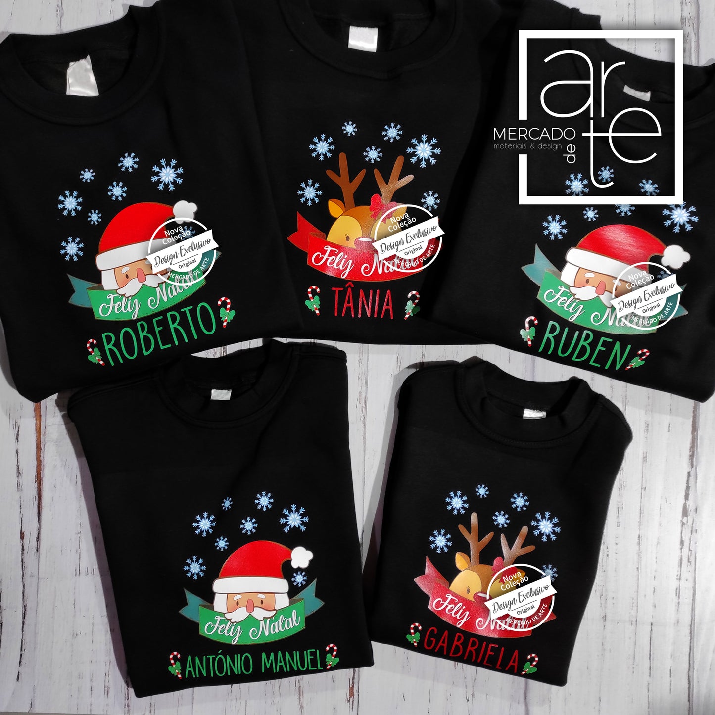 Sweats de Natal "Feliz Natal"