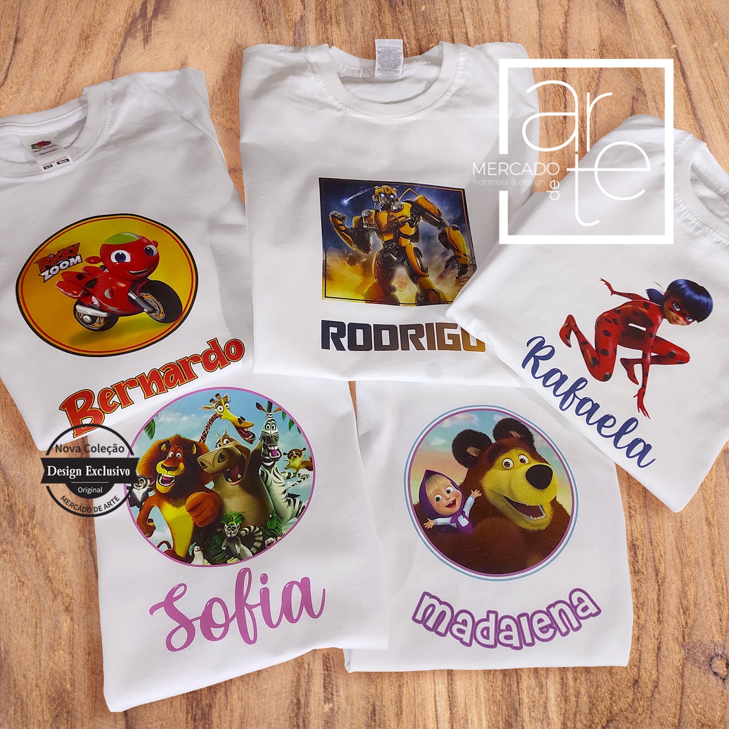 T-shirts temáticas