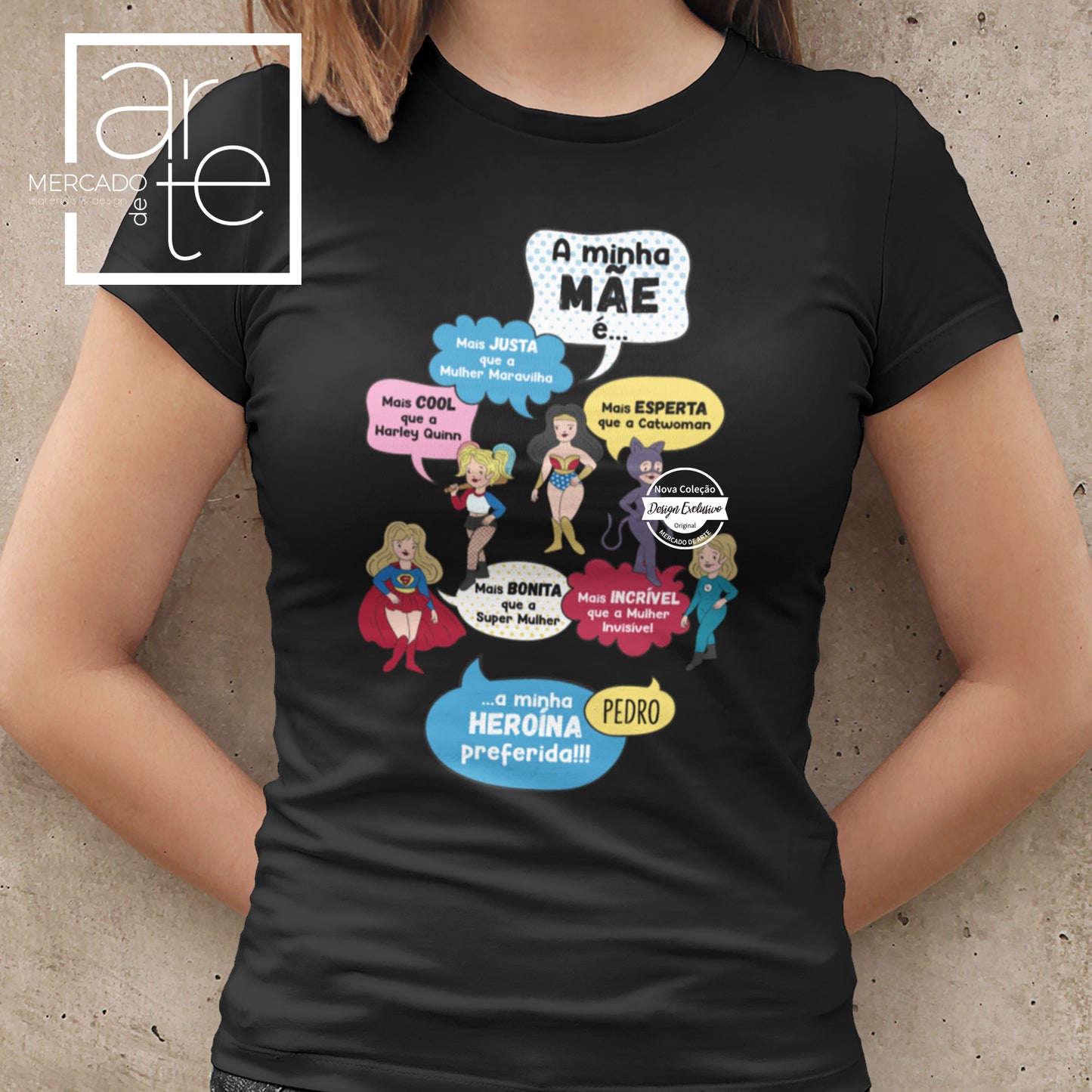 T-Shirts " Heróis e Heroínas "