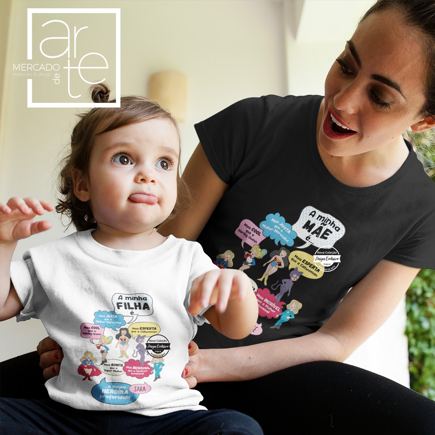 T-Shirts " Heróis e Heroínas "