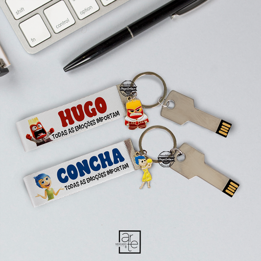 Porta-chaves Divertidamente "Emoções"