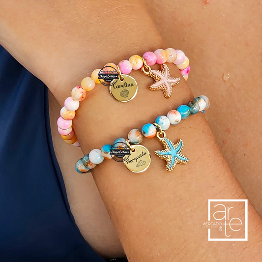 Pulseira pedras naturais "Summer"