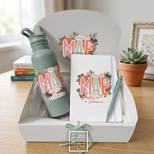 Conjunto floral "Mãe"
