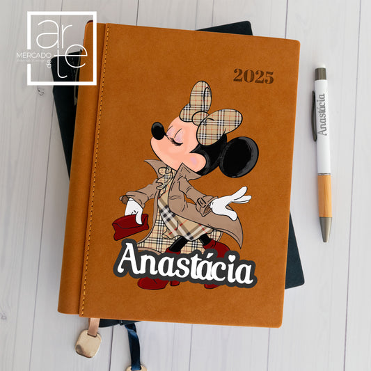 Agenda camurça 2025 "Minnie"