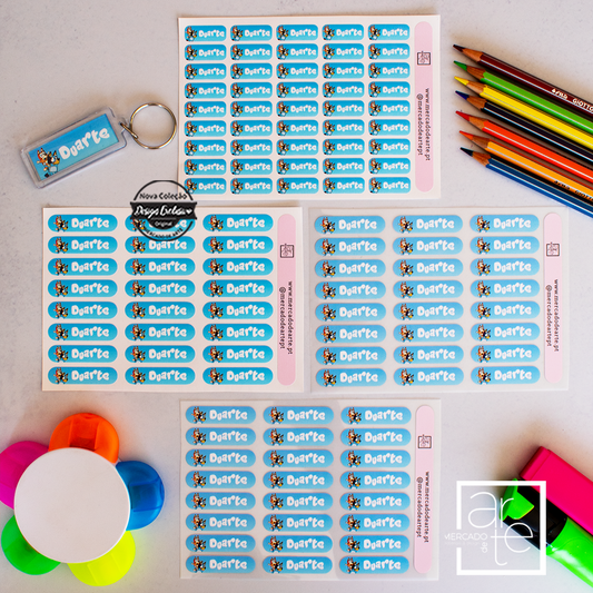 kit de etiquetas "Bluey"