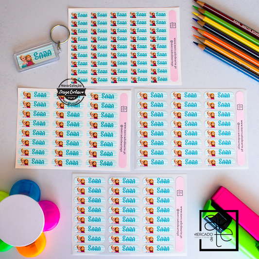 Kit de etiquetas "Frozen"