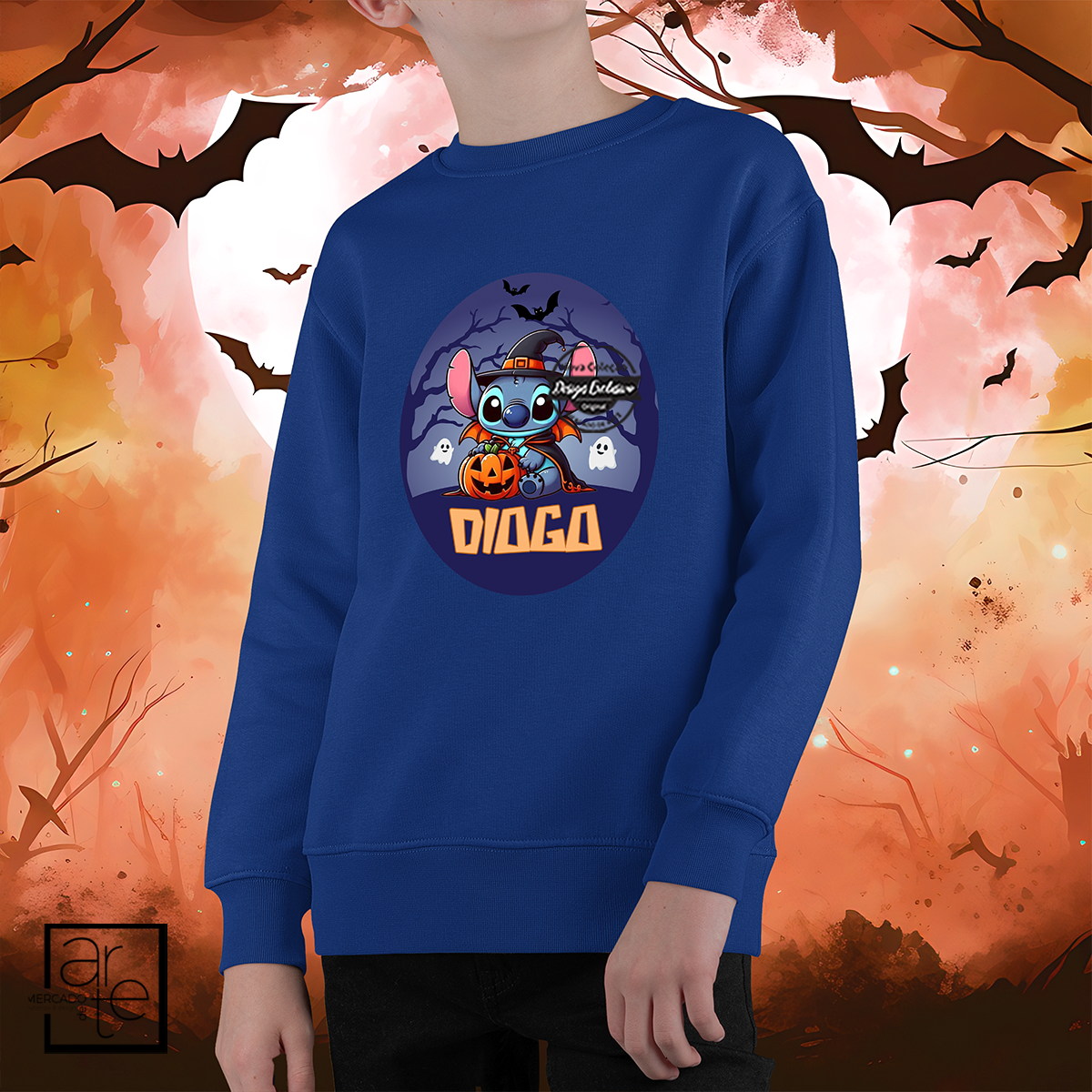 Sweat halloween "Stitch/Angel"