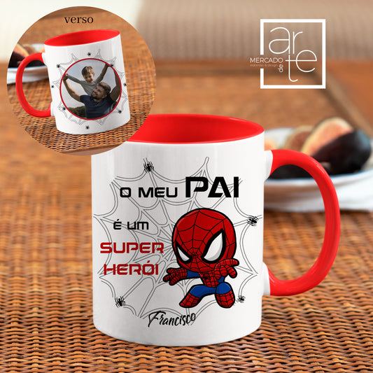 Caneca "Pai, Super herói"