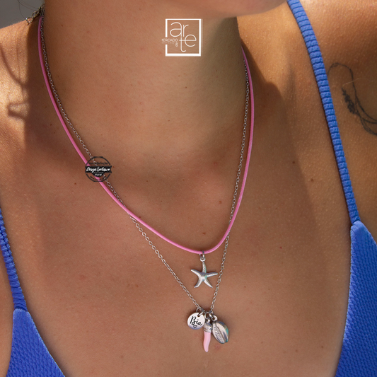 Conjunto rosa "Pepper"