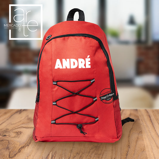 Mochila " Nome " com saida para auriculares