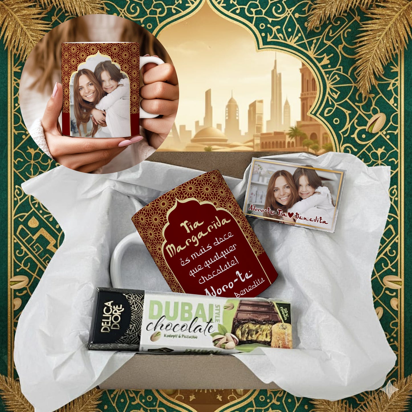 Kit "Chocolate do Dubai"