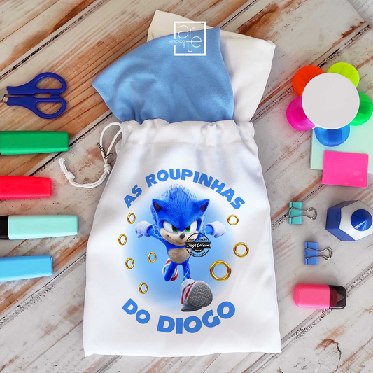 Saco de roupinhas "Sonic"
